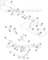 GEAR SHIFTING MECHANISM for KTM EXC-F 2014