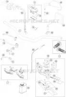 HANDLEBAR / CONTROLS for KTM EXC-F 2014