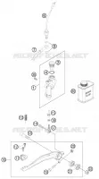 REAR BRAKE MASTER CYLINDER for KTM EXC-F 2014