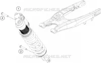 SHOCK ABSORBER for KTM EXC-F 2014