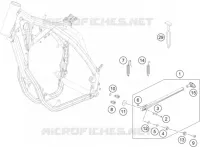 SIDE / MAIN STAND for KTM EXC-F 2014