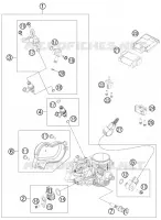 THROTTLE BODY for KTM EXC-F 2014