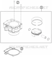 CYLINDER for KTM EXC-F 2013
