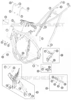FRAME for KTM EXC-F 2013