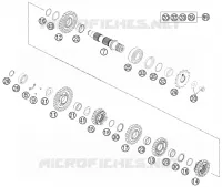 GEARBOX COUNTERSHAFT for KTM EXC-F 2013
