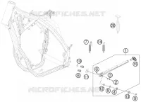SIDE / MAIN STAND for KTM EXC-F 2013