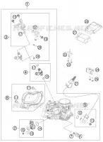 THROTTLE BODY for KTM EXC-F 2013