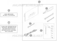 TOOL KIT / MANUALS / OPTIONS for KTM EXC-F 2013