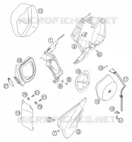 AIR FILTER for KTM EXC 2005