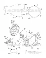CLUTCH COVER for KTM EXC 2005