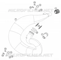EXHAUST for KTM EXC 2005