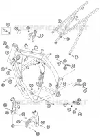 FRAME for KTM EXC 2005