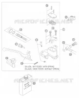 FRONT BRAKE MASTER CYLINDER for KTM EXC 2005