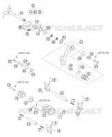 GEAR SHIFTING MECHANISM for KTM EXC 2005
