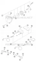 HEADLIGHT / TAIL LIGHT for KTM EXC 2005