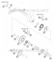 KICK STARTER for KTM EXC 2005