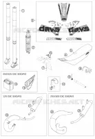 NEW PARTS for KTM EXC 2005