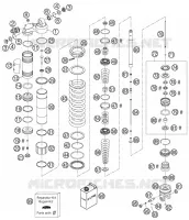 SHOCK ABSORBER (PARTS) for KTM EXC 2005