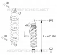SHOCK ABSORBER for KTM EXC 2005