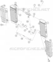 COOLING SYSTEM for KTM SX-F 2017