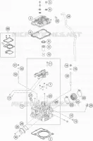 CYLINDER HEAD  for KTM SX-F 2017