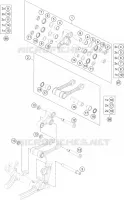 SHOCK PRO LEVER LINKAGE for KTM SX-F 2017