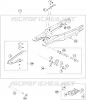 SWINGARM for KTM SX-F 2017