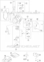 THROTTLE BODY for KTM SX-F 2017