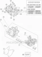 CRANKCASE for KTM SX 2017