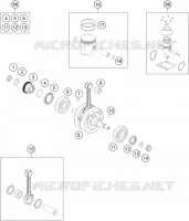 CRANKSHAFT / PISTON for KTM SX 2017
