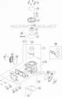 CYLINDER / HEAD for KTM SX 2017
