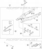 SWINGARM for KTM SX 2017