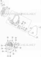 CLUTCH COVER for KTM SX-F 2018