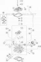 CYLINDER HEAD  for KTM SX-F 2018