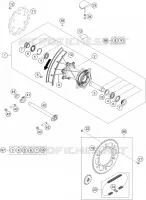 REAR WHEEL for KTM SX-F 2018