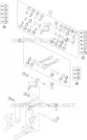 SHOCK PRO LEVER LINKAGE for KTM SX-F 2018