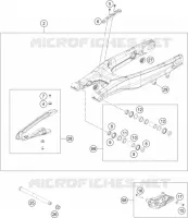 SWINGARM for KTM SX-F 2018