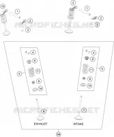 VALVES for KTM SX-F 2018