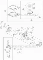 CRANKSHAFT / PISTON for KTM SUPERDUKE 2017