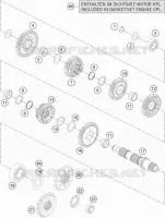GEARBOX COUNTERSHAFT for KTM SUPERDUKE 2017