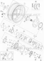 REAR WHEEL for KTM SUPERDUKE 2017