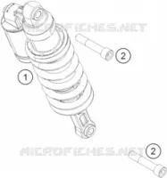 SHOCK ABSORBER for KTM SUPERDUKE 2017