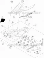 SWINGARM for KTM SUPERDUKE 2017