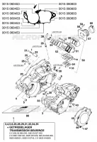 CRANKCASE for KTM SX 1997