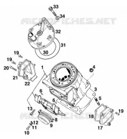 CYLINDER for KTM SX 1997