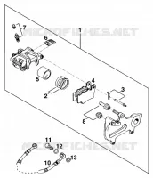 REAR BRAKE CALIPER for KTM SX 1997
