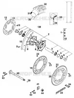 REAR WHEEL for KTM SX 1997