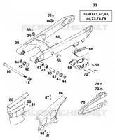 SWINGARM for KTM SX 1997