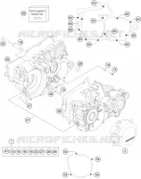 CRANKCASE for KTM SX 2015
