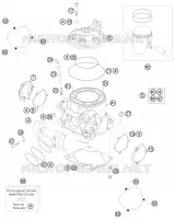 CYLINDER / HEAD for KTM SX 2015